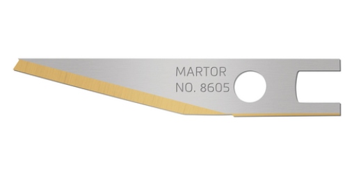 pics/Martor/New Photos/Klinge/8605/martor-8605-graphic-spare-blade-33x6-mm-steel-tin-coated-001.jpg